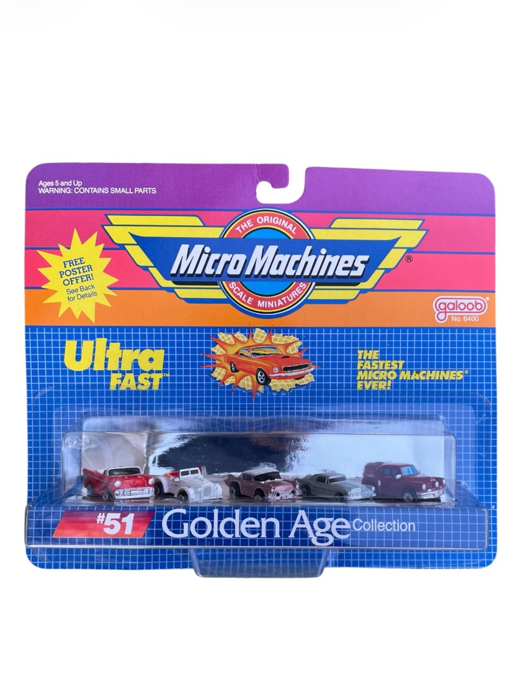 Micro Machines Golden Age Collection #51 — “Ultra Fast” by Galoob, from 1989